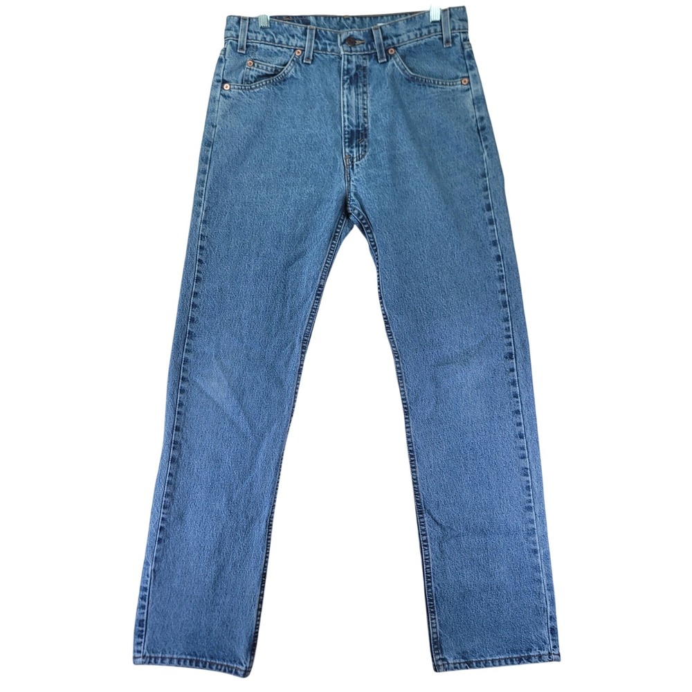 Levis 505 Jeans Mens 32x31 Blue Vintage 1997 USA Made Orange Tab Straight